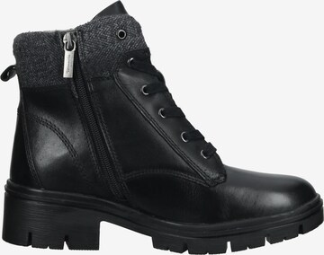 TAMARIS Lace-Up Ankle Boots in Black