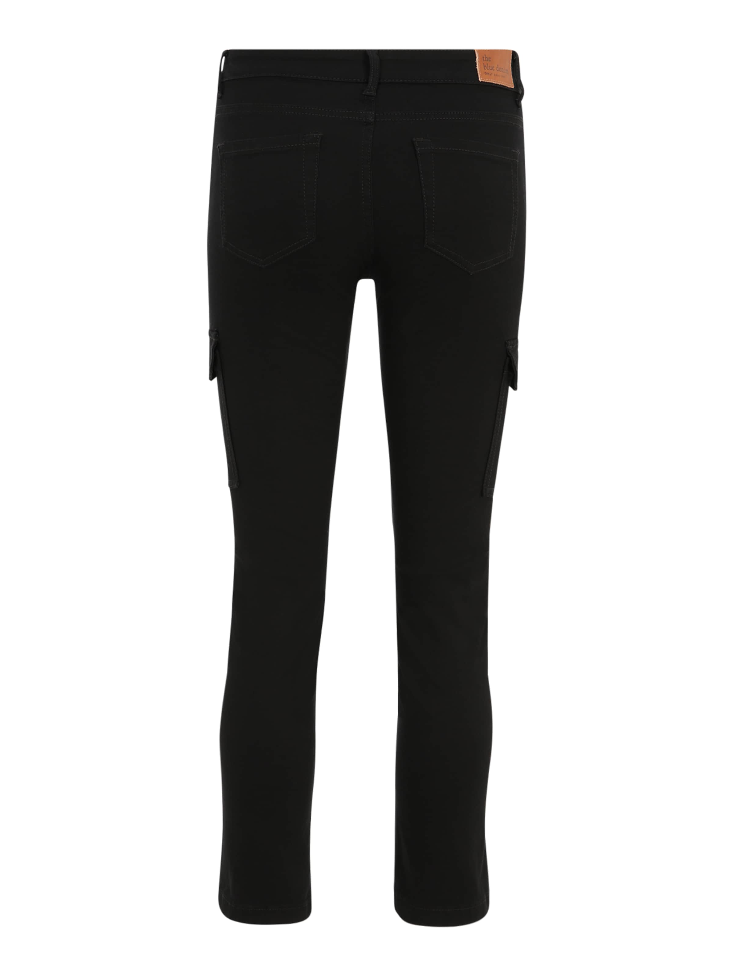 Only Petite Slim fit Cargo jeans 'MISSOURI' in Black