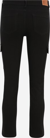 Coupe slim Jeans cargo 'MISSOURI' Only Petite en noir