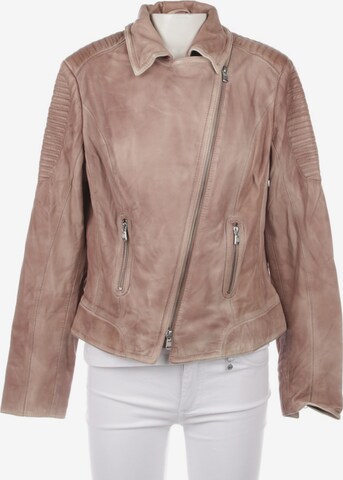 Schyia Jacket & Coat in XXL in Brown: front