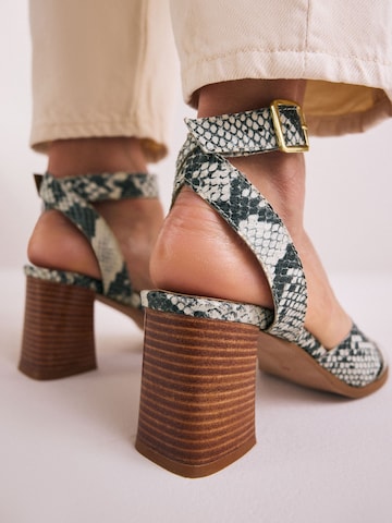 Next Sandalen met riem in Grijs