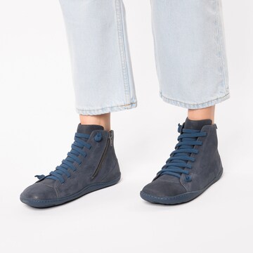 CAMPER Lace-Up Ankle Boots 'Peu Cami' in Blue