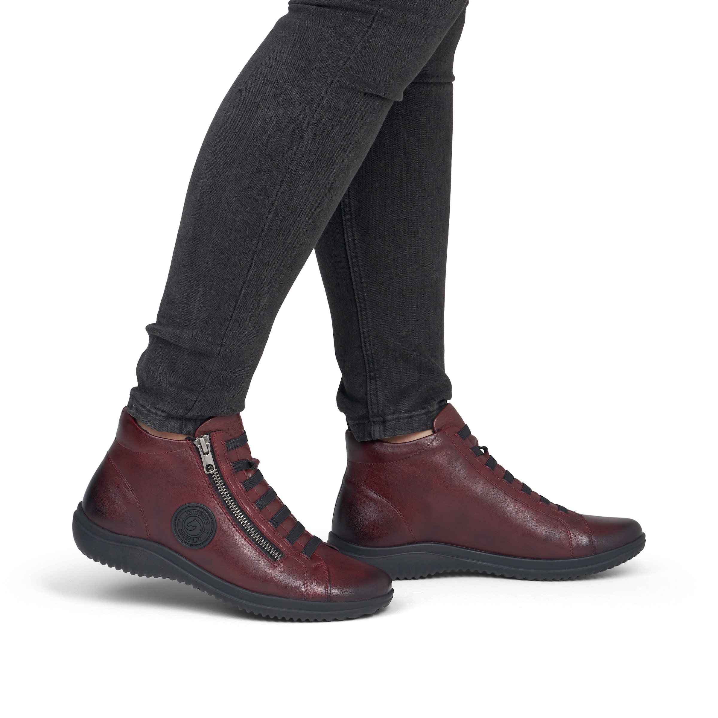 Bottines REMONTE en rouge