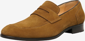 Henry Stevens Classic Flats 'Murray PL' in Brown: front