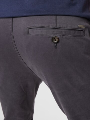 Coupe slim Pantalon chino 'Tavis' TOM TAILOR en gris