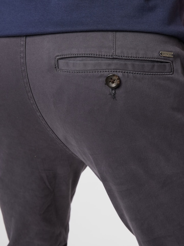 TOM TAILOR Slimfit Hose 'Tavis' in Grau