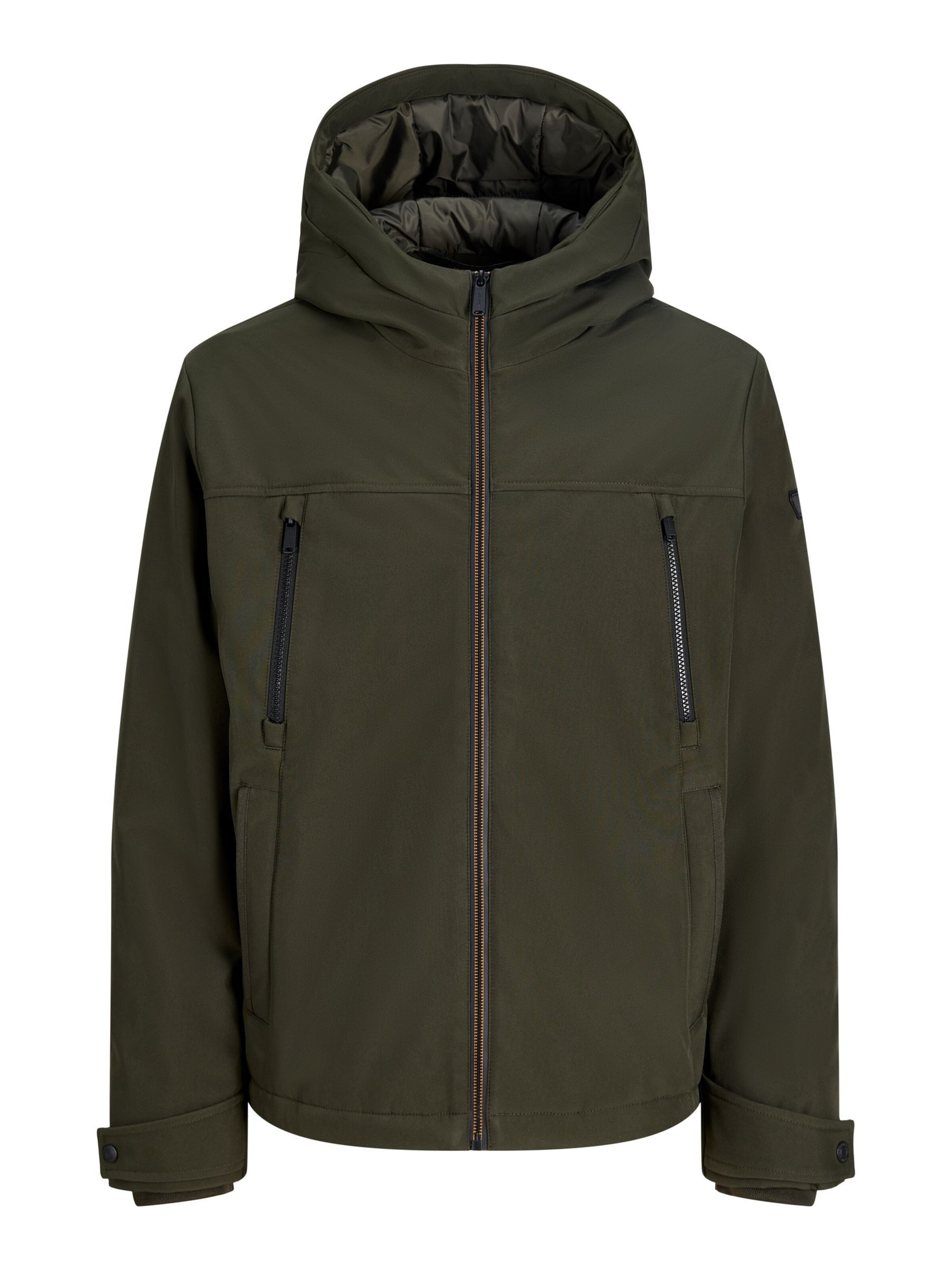 JACK & JONES Veste mi-saison en L en vert, Vue avec produit