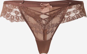 String 'Daisy' Hunkemöller en marron : devant