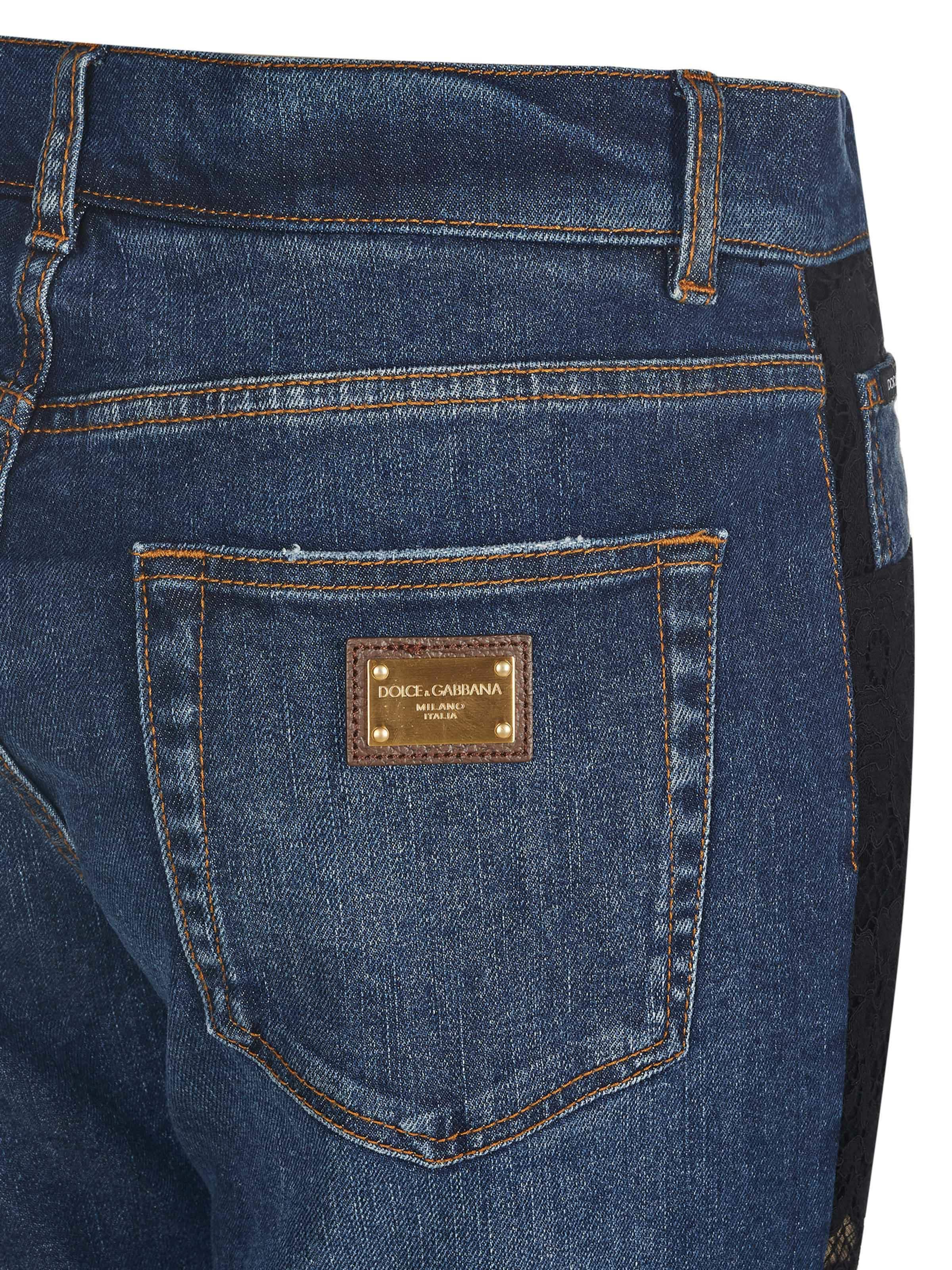 DOLCE & GABBANA Regular Jeans in Schwarz