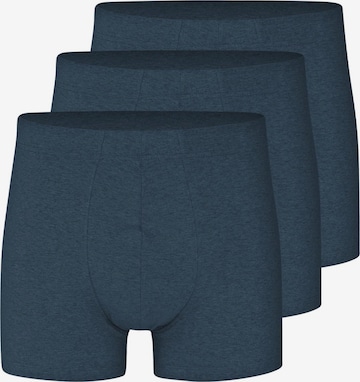 Almonu Boxer shorts 'Cotton - Melange' in Blue: front