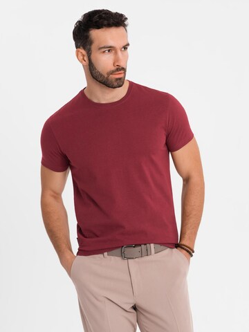 Ombre Shirt in Rot: Vorderseite