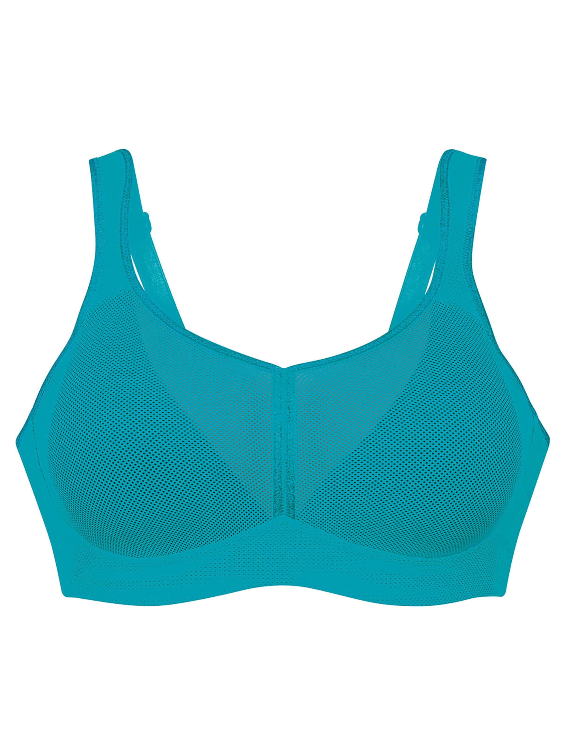 ANITA Bralette Bra 'air control DeltaPad' in Blue: front