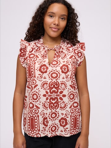 Maglietta ' AnnieNN ' di Noa Noa in rosa: frontale