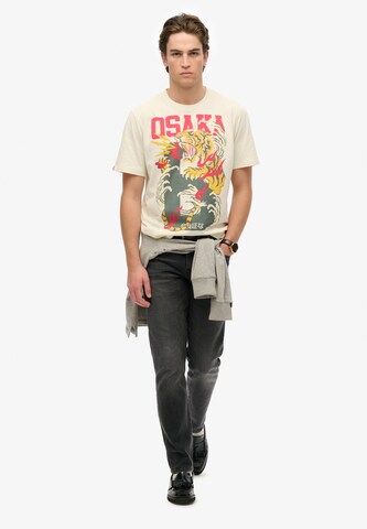 Superdry Shirt 'Osaka' in Beige