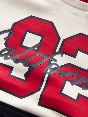 Next Sweatshirt 'Varsity' i rød