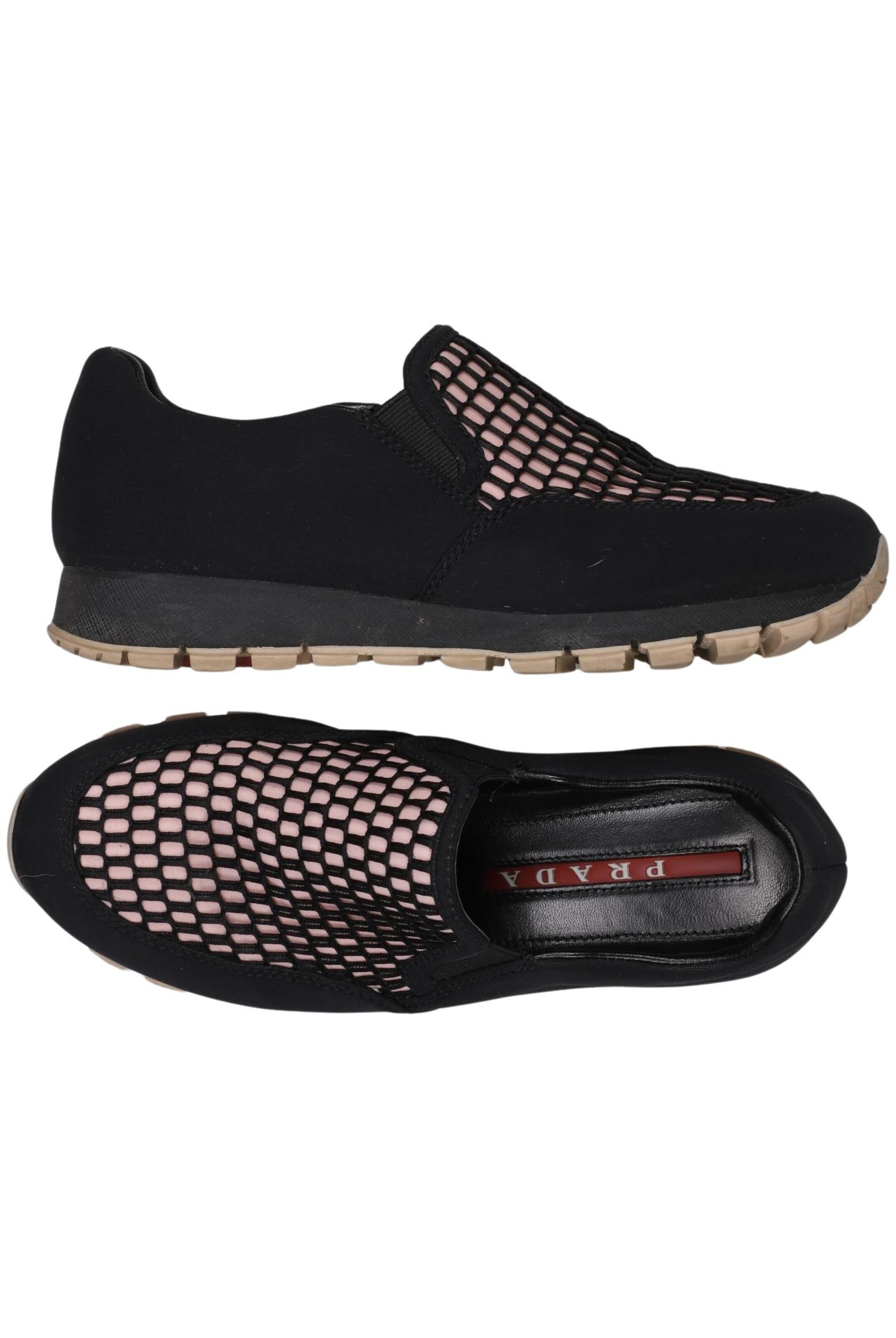 PRADA Flats & Loafers in 35 in Black, Item view