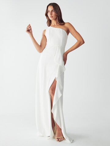 BWLDR Вечернее платье 'CATIA DRESS' в Белый