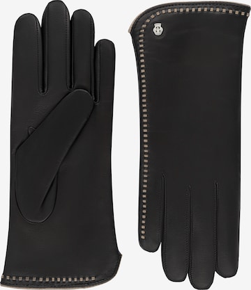 Roeckl Full Finger Gloves 'Jekaterinburg' in Black: front