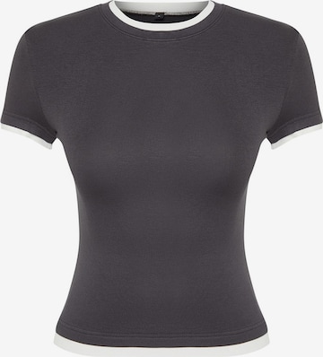 Trendyol Футболка в Серый: спереди