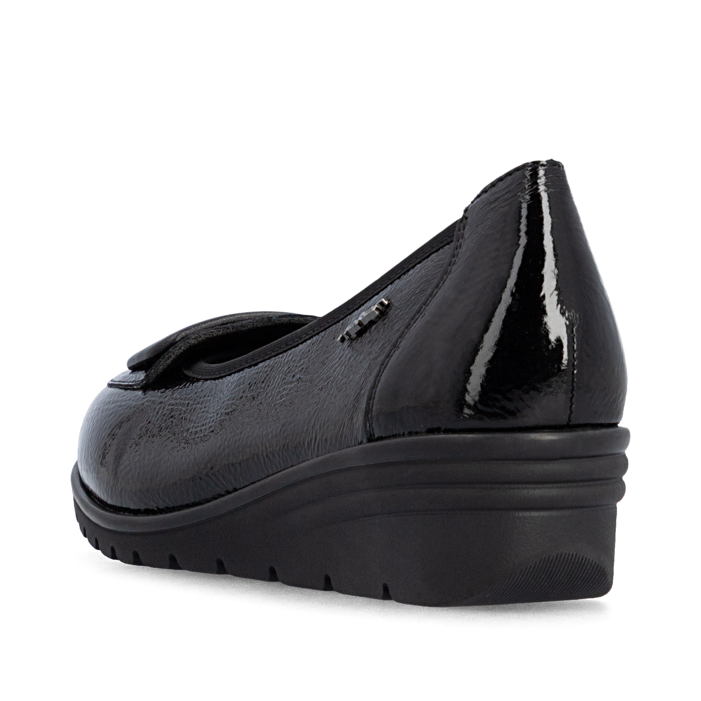 Ballerines à lanières Rieker en noir