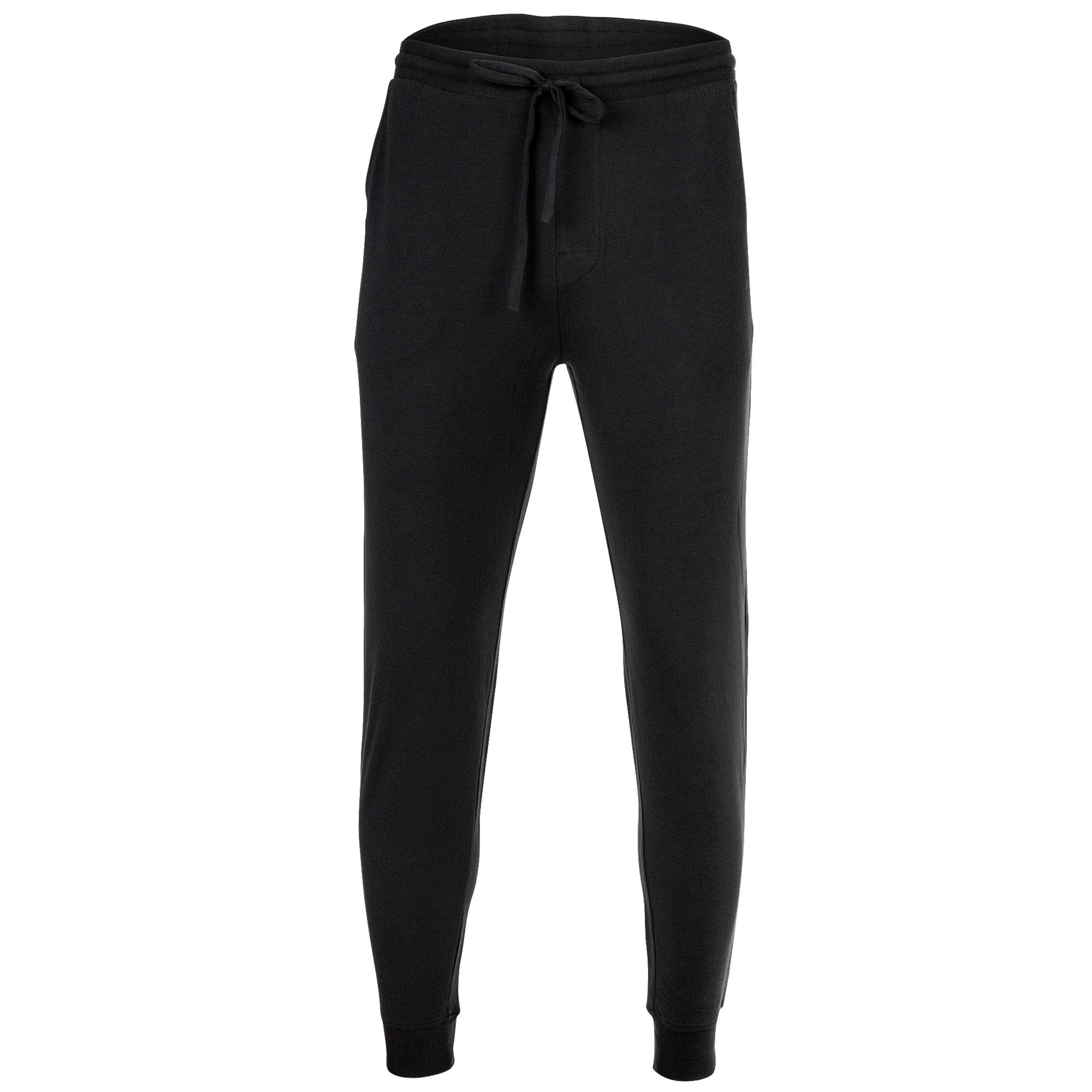 Effilé Pantalon 'Comfort' JOOP! en noir : devant