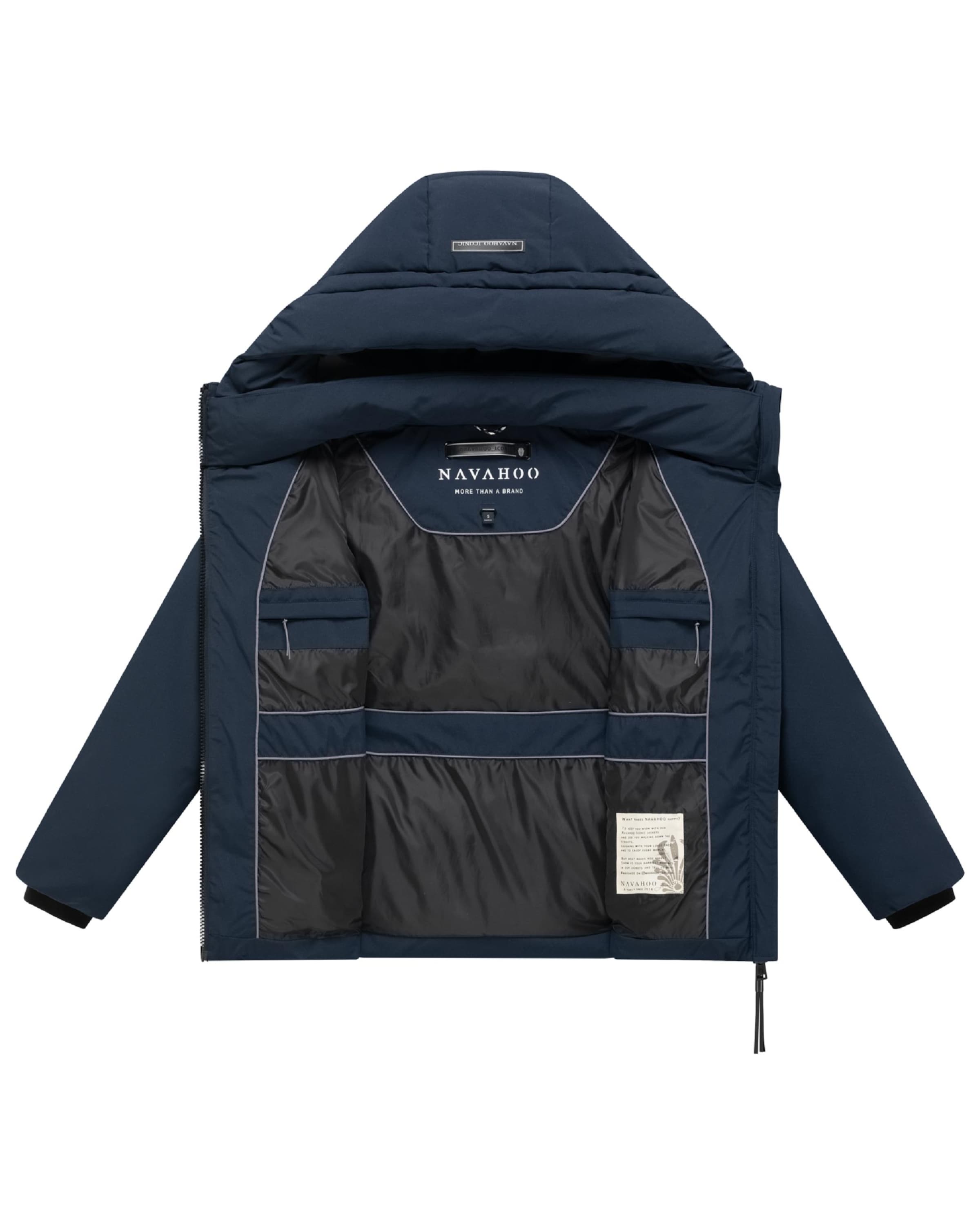 NAVAHOO - Casaco de inverno ' Wattewunder XIV ' em azul