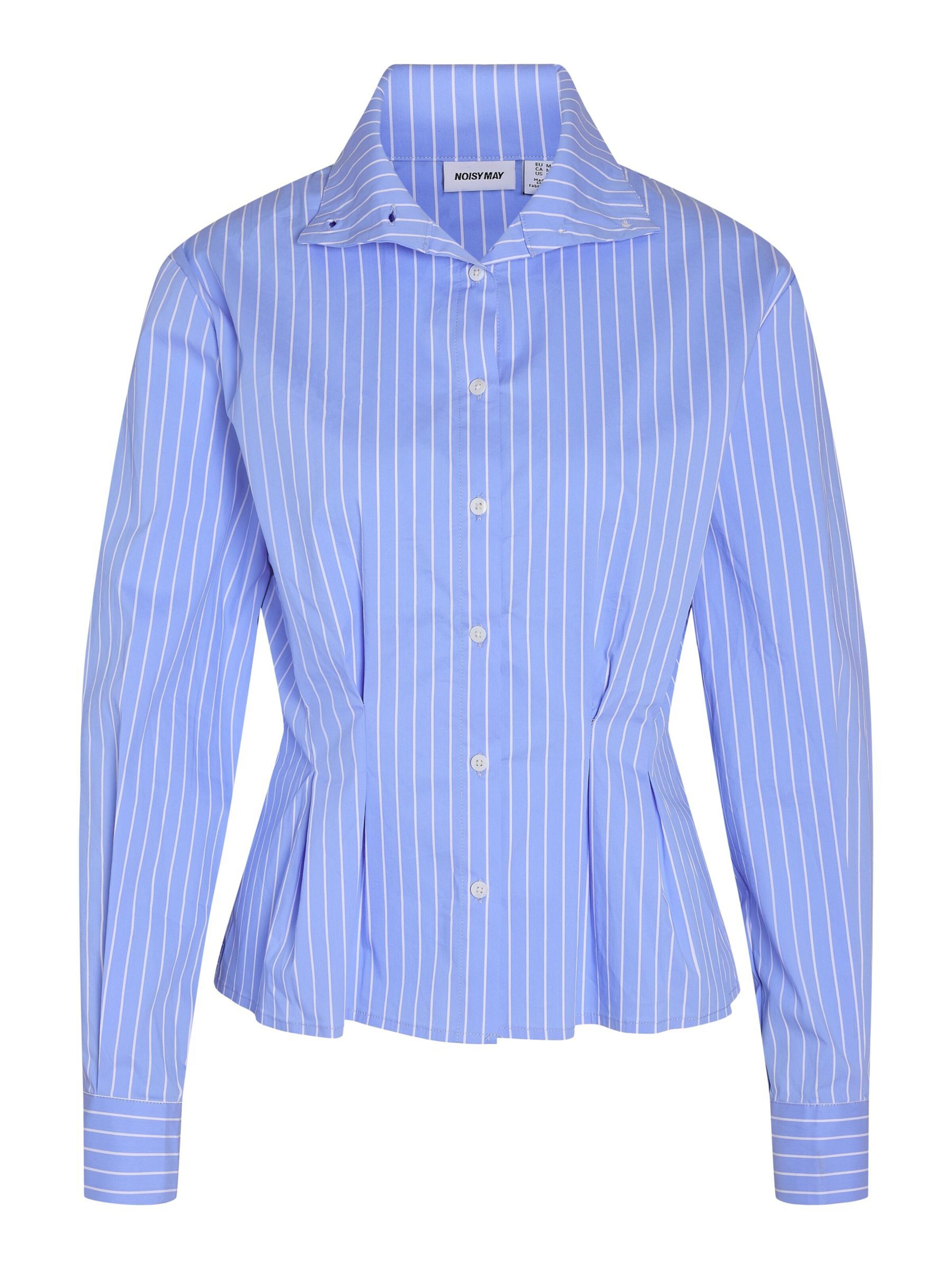Camicia da donna 'NMPamila' in XS Noisy may di colore blu chiaro / bianco, Visualizzazione prodotti
