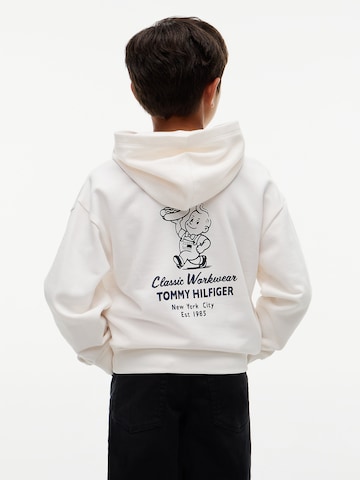 Sweat TOMMY HILFIGER en blanc : devant