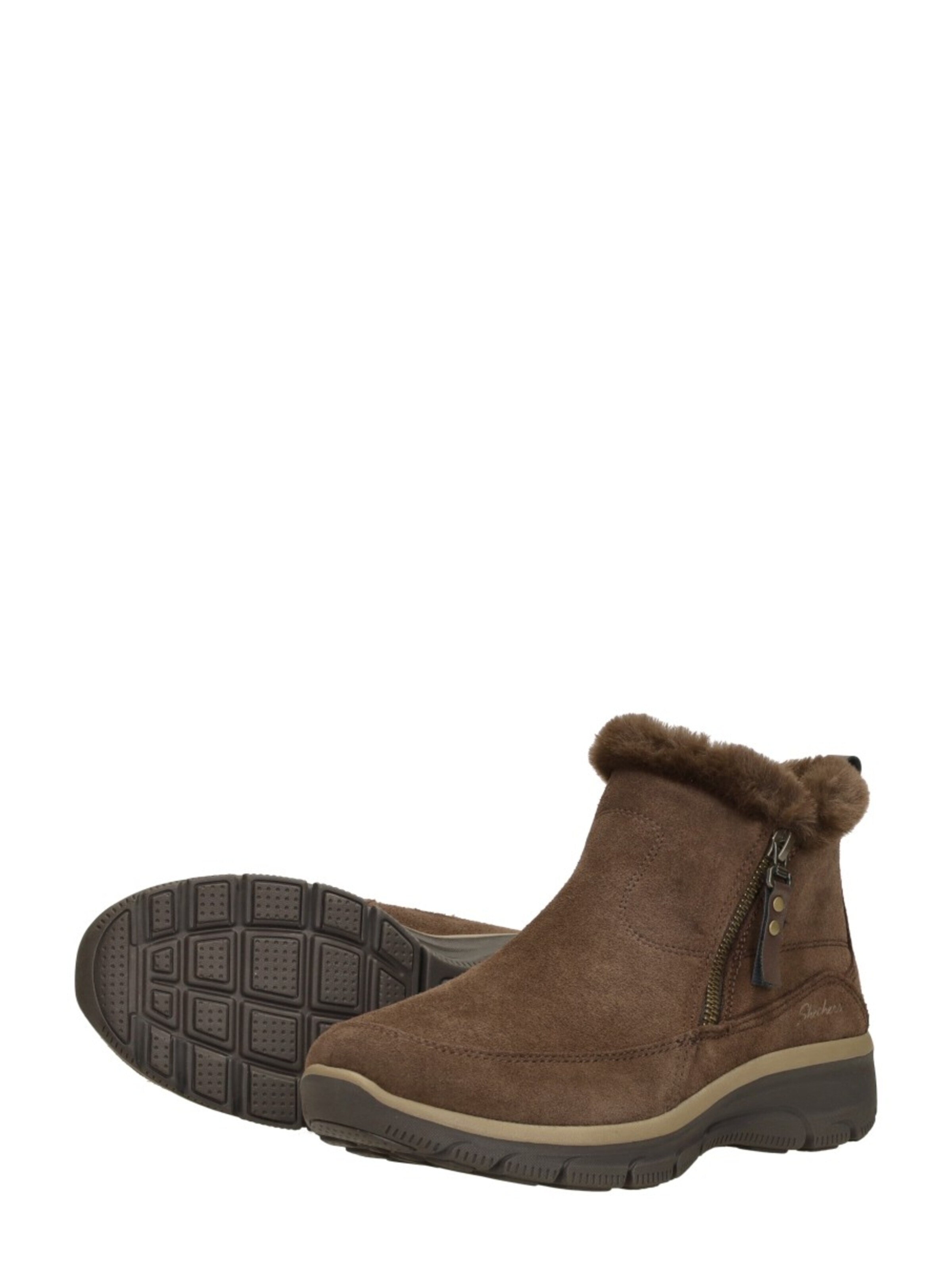 Boots 'Relaxed Fit: Easy Going - Cool Zip!' SKECHERS en marron
