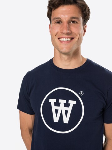 WOOD WOOD T-Shirt 'Ace' in Blau