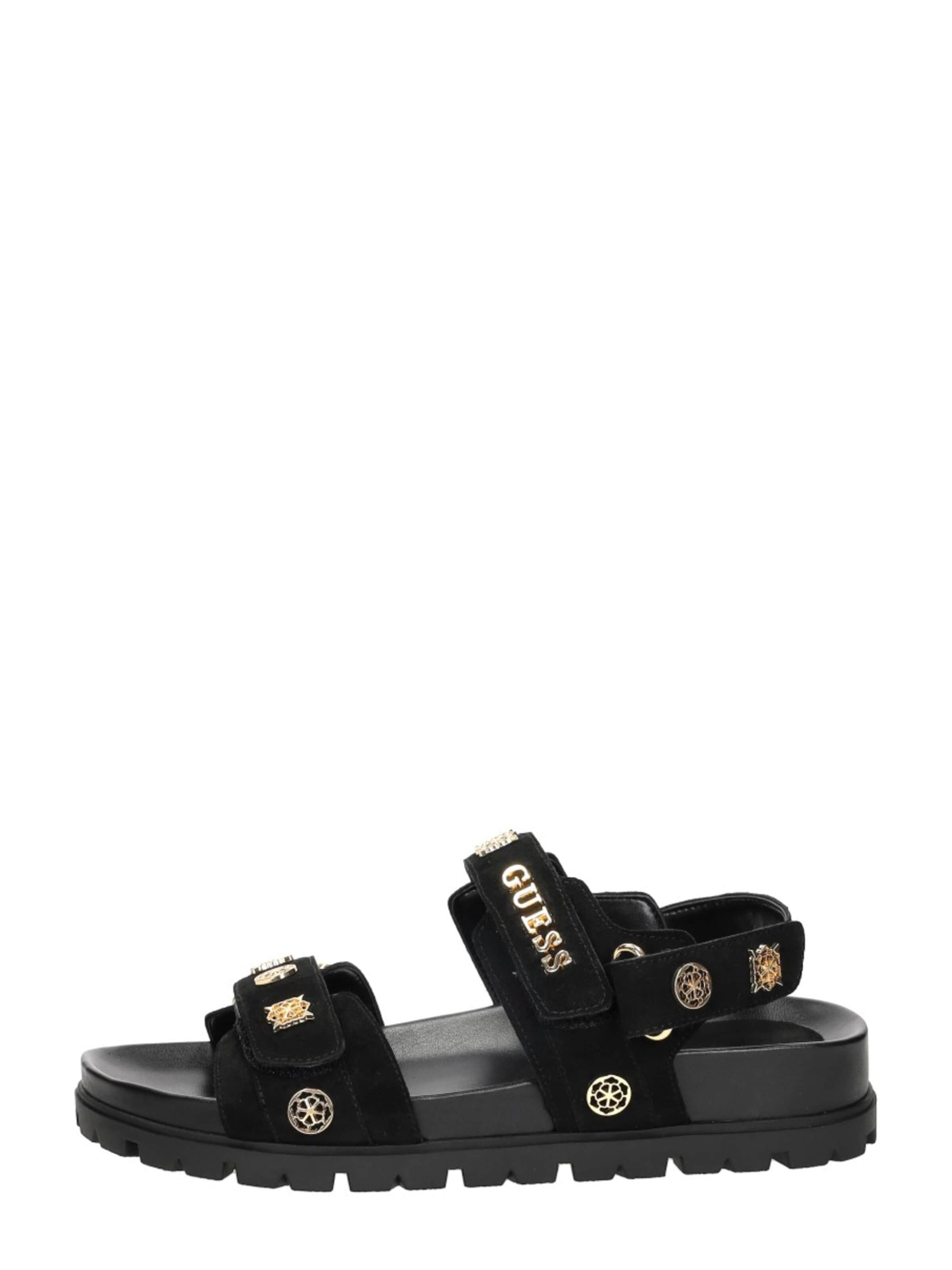 GUESS Sandale 'Florizi'‌‌‌‌‌‌ in Schwarz