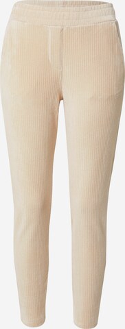 TOM TAILOR Tapered Trousers in Beige: front