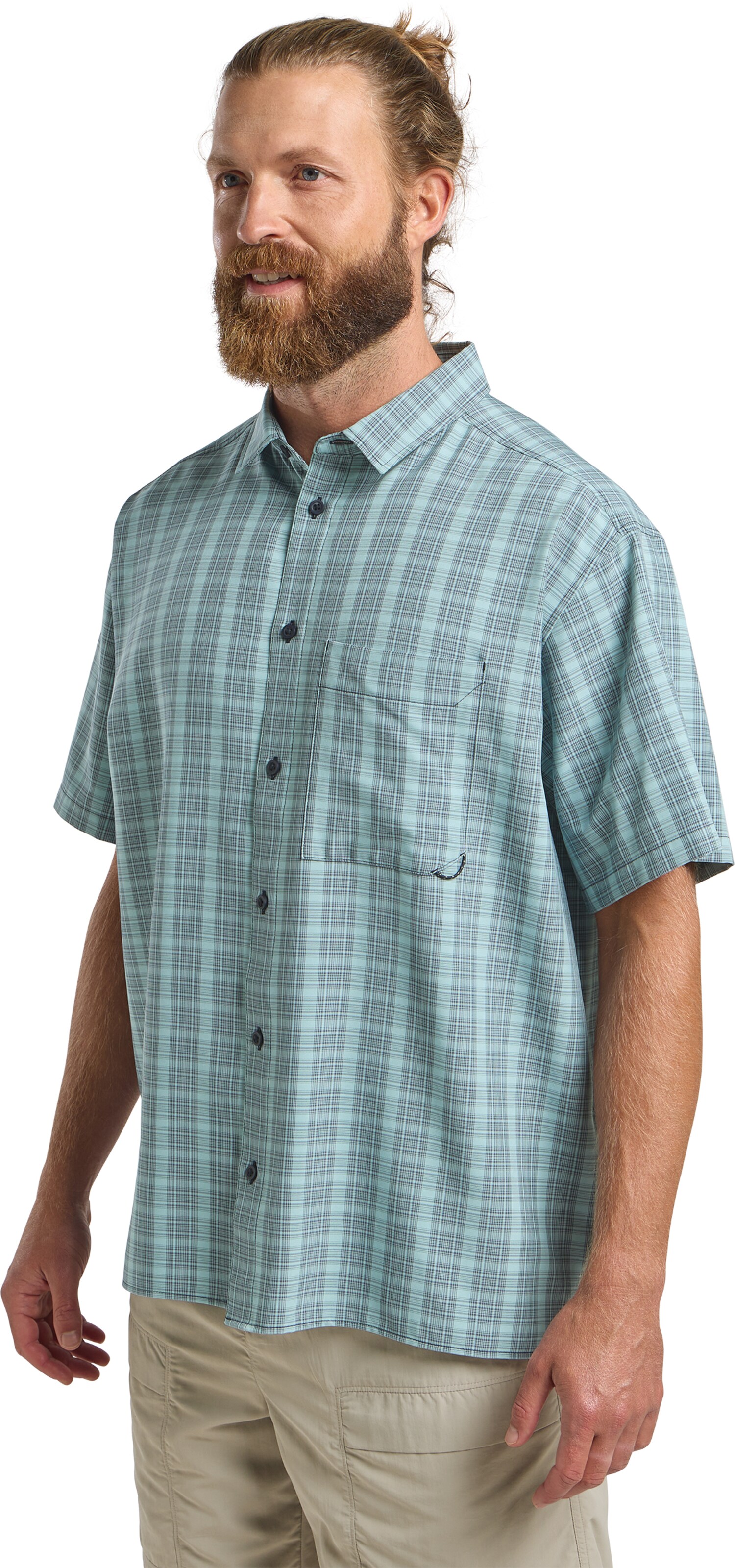 Coupe regular Chemise fonctionnelle 'Meseta' JACK WOLFSKIN en bleu : devant