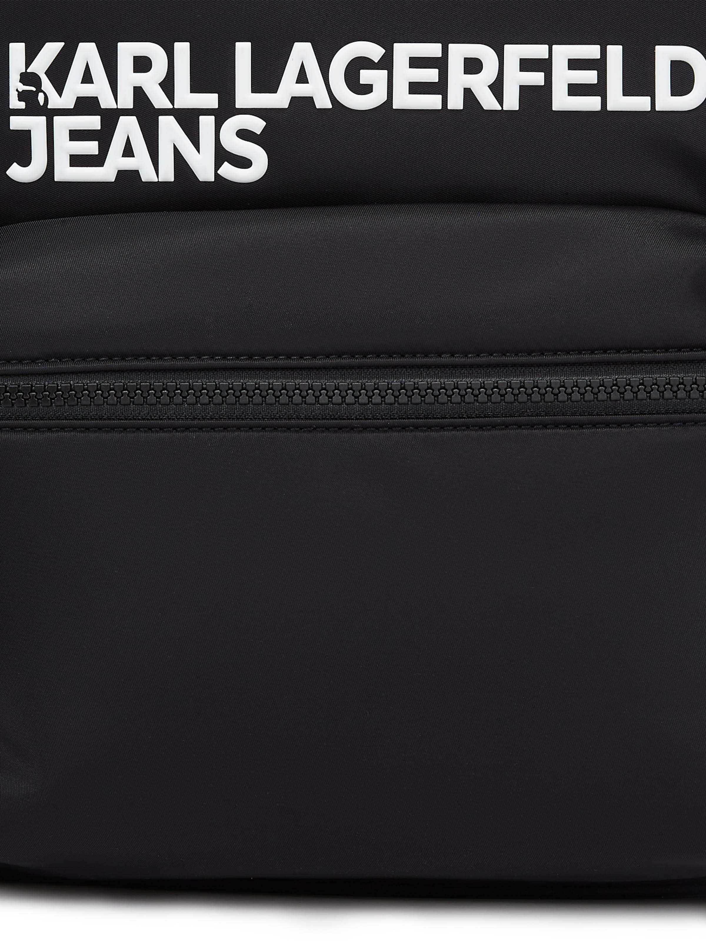 melns KARL LAGERFELD JEANS Mugursoma 'ESSENTIAL'