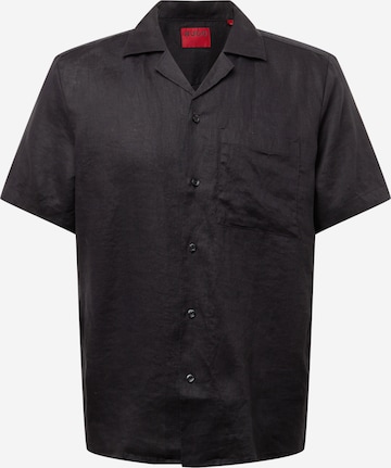 HUGO - Camisa en negro: frente
