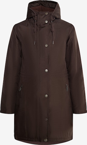 Parka invernale 'Fenia' di usha BLUE LABEL in marrone: frontale