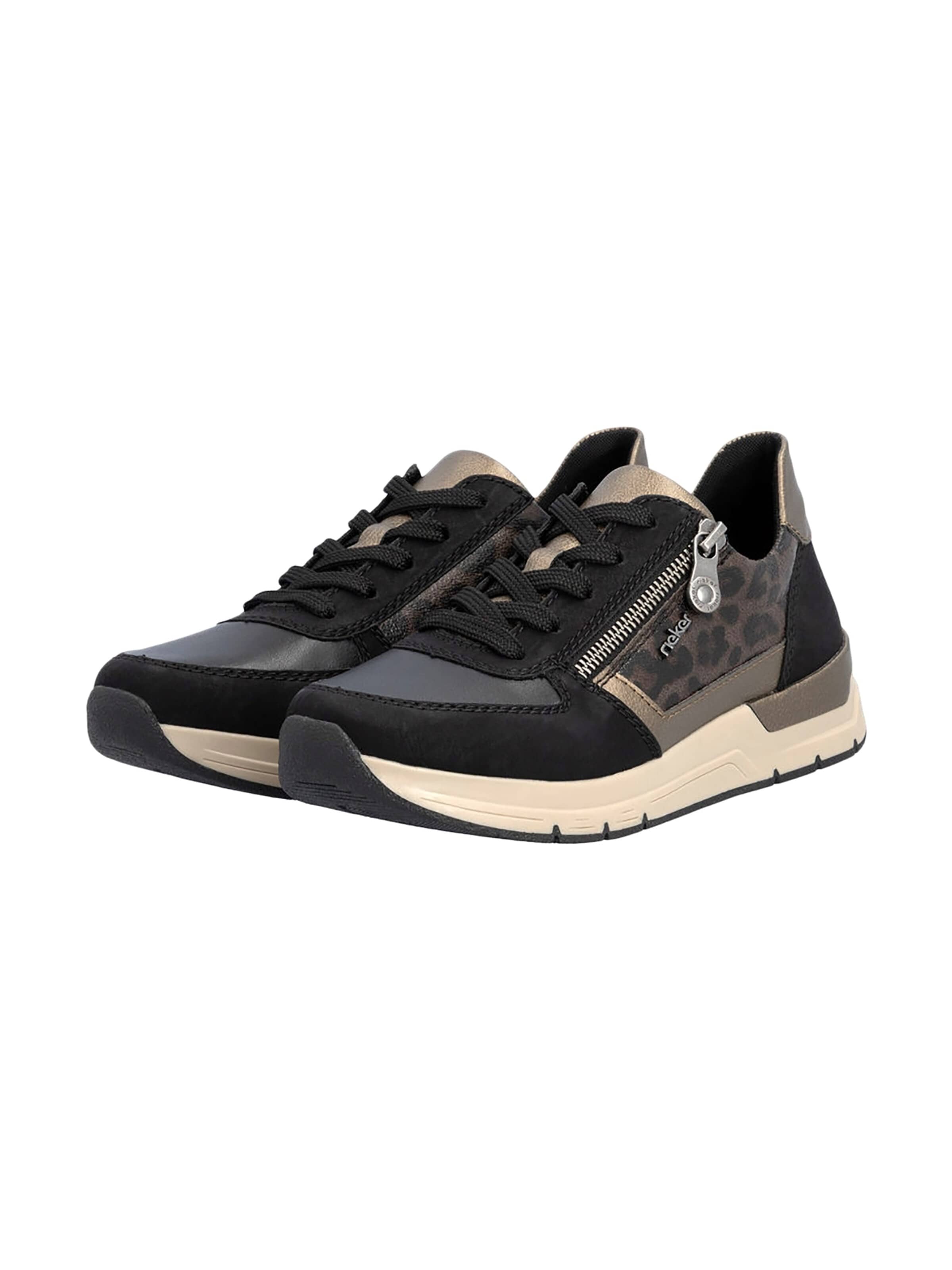 Scarpa stringata sportiva di Rieker in nero