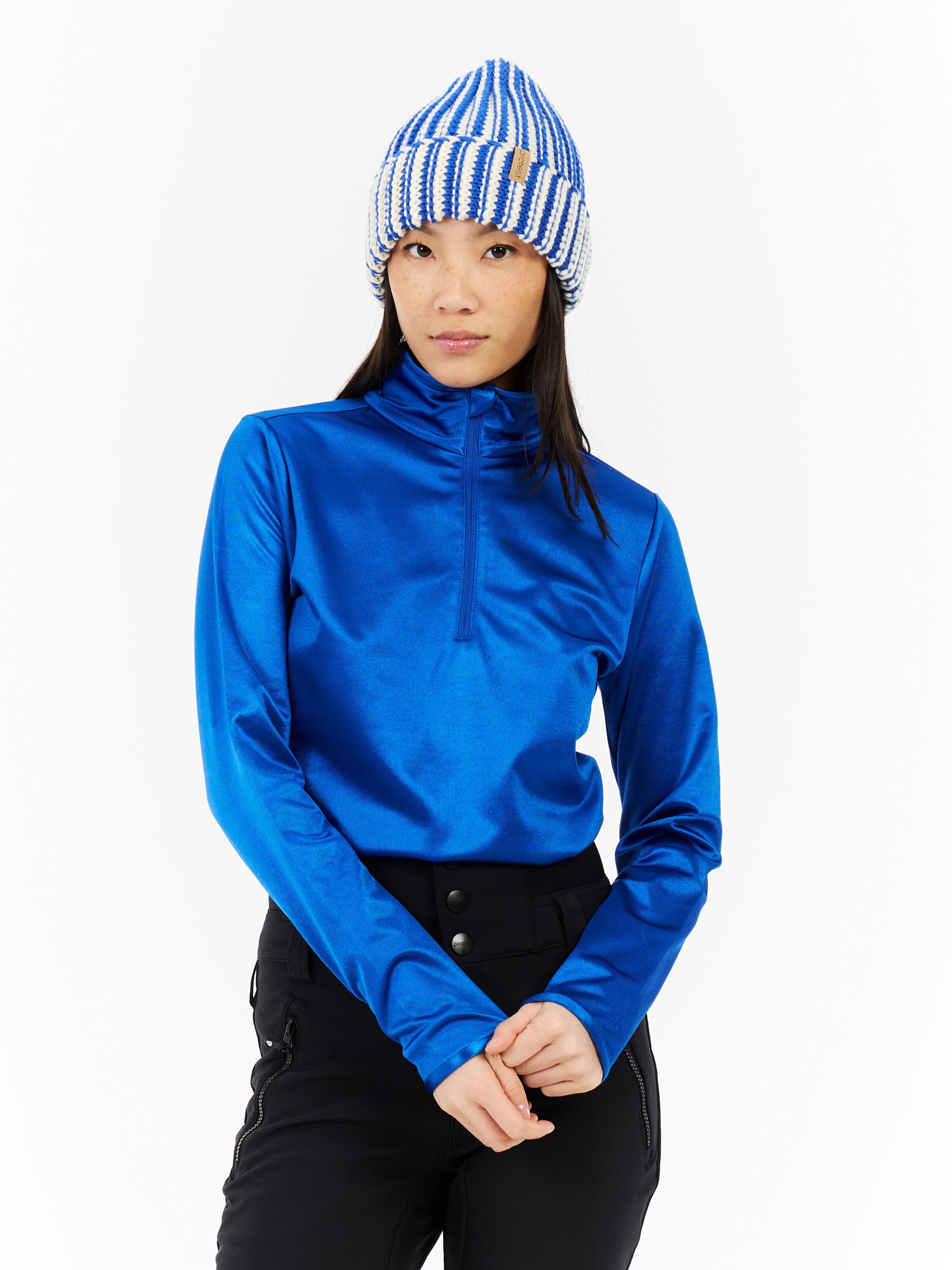 PROTEST Sportsweatshirt 'PRTLaga'‌‌ in Blau: Vorderseite