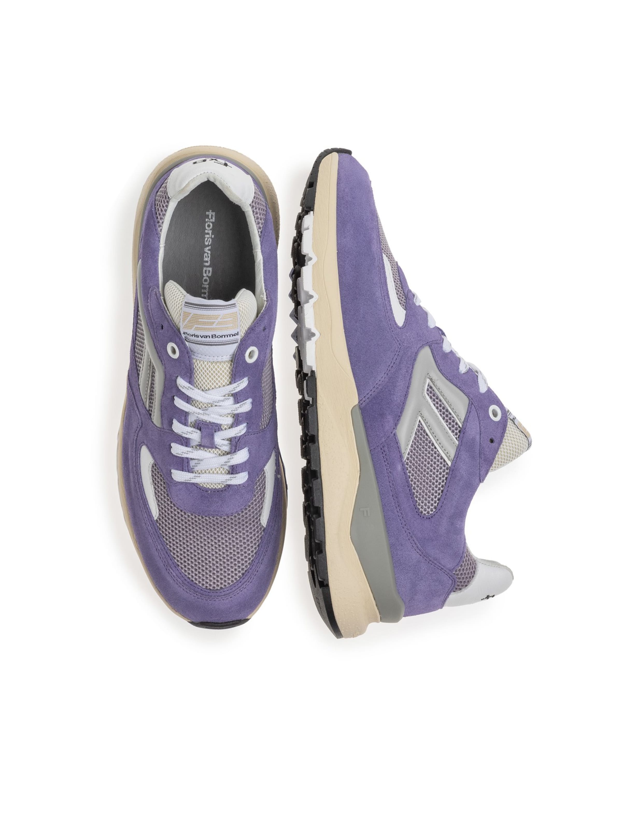 Floris van Bommel Sneakers 'DE TREENER 01' in Purple