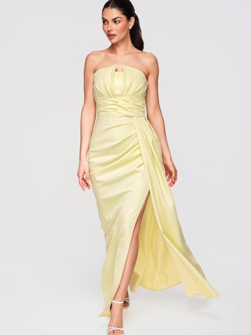 Robe de soirée Ombre en jaune
