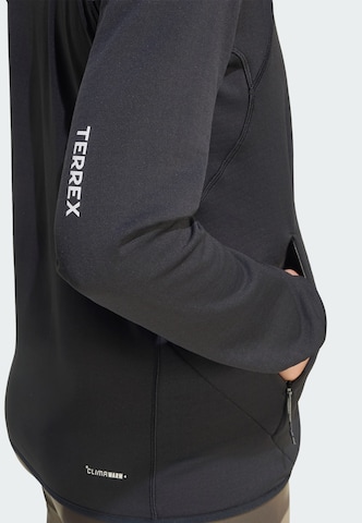 Veste en polaire fonctionnelle 'Xperior' ADIDAS TERREX en noir