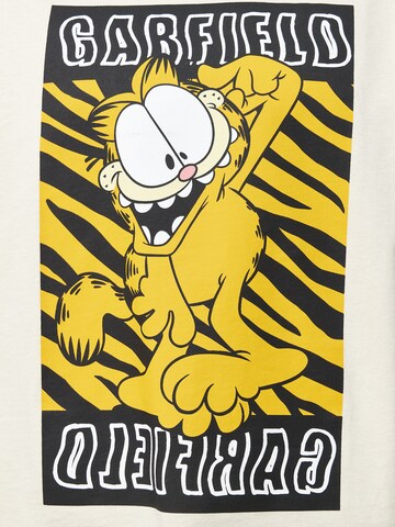 T-Shirt 'Garfield' Recovered en beige