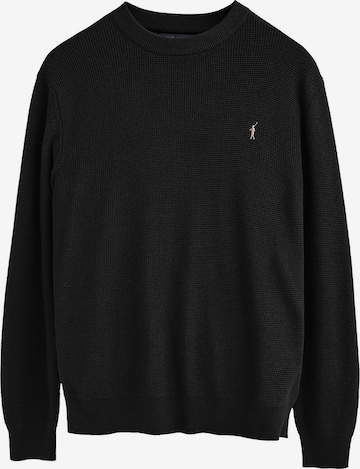 Polo Club Sweater in Black: front