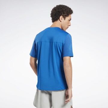 T-Shirt fonctionnel Reebok en bleu