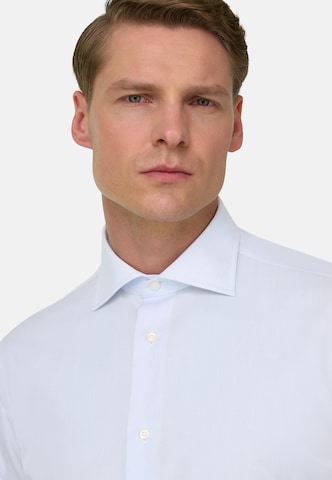 Coupe regular Chemise Boggi Milano en bleu