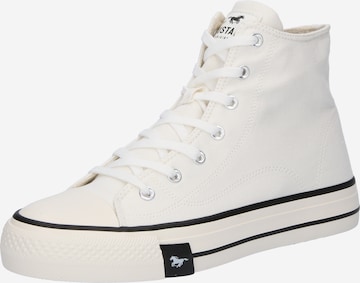 MUSTANG High-top trainers in White: front