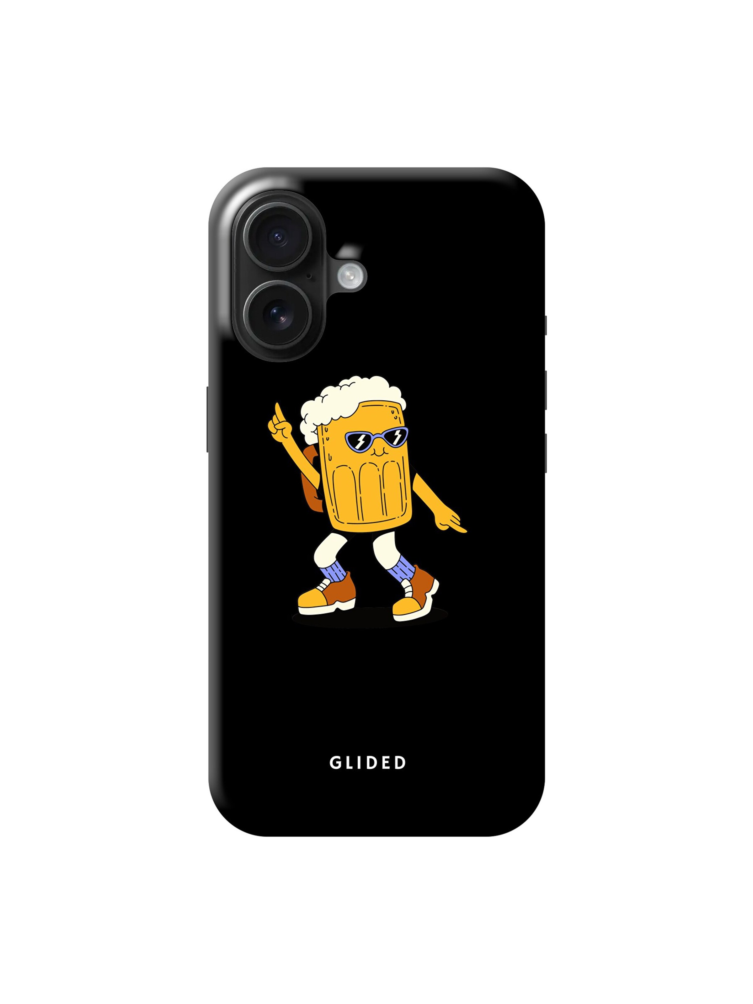 Glided Smartphone Case 'Brew Dance Glided Handyhülle' in Black: front