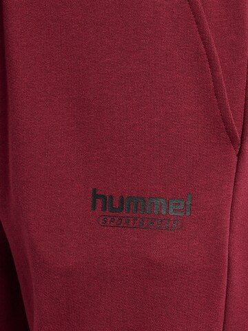 Hummel Tapered Pants in Red