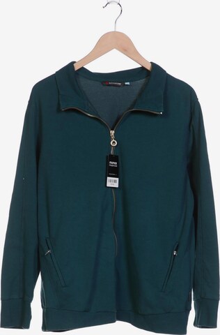 Uli Schneider Sweatshirt & Zip-Up Hoodie in 4XL in Green: front