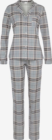 s.Oliver Pyjama in Blauw: voorkant